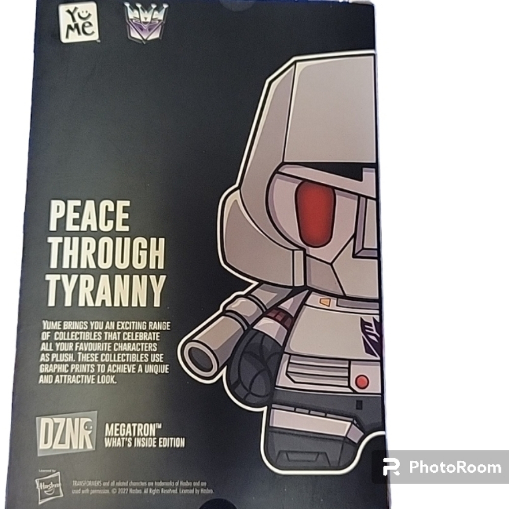 Transformers Megatron DZNR  Edition Collectible Designer Plush toy. - Picture 9 of 13